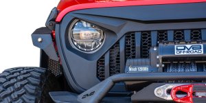 Jeep Wrangler JL Grill - DV8 Offroad - Angry - Black - `18-`27
